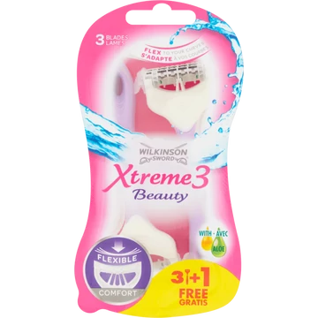 Wilkinson Extreme3 Beauty 3+1db-os női eldobható borotva