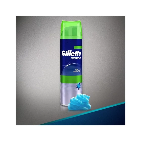 Gillette Series 3X borotvagél 200ml Soothing Aloe Sensitive