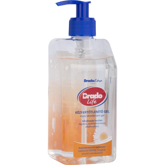 Bradolife kézfertőtlenítő gél 500ml Kamilla