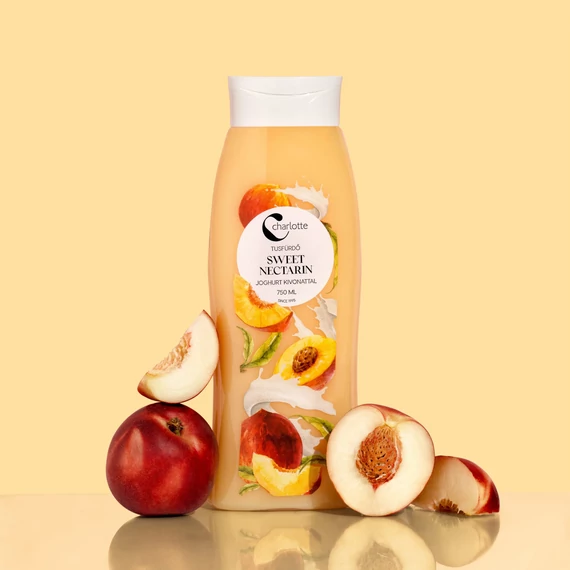 Charlotte tusfürdő 750ml Sweet Nektarin Joghurt kivonattal