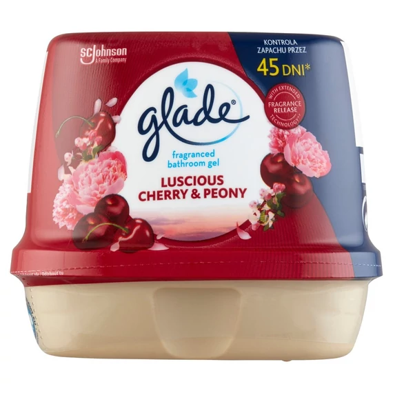 Glade fürdőszobai légfrissítő zselé 180gr Luscious Cherry&Peony