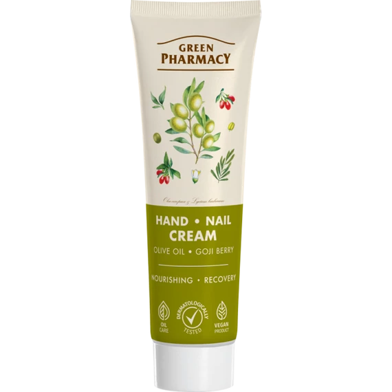 Green Pharmacy kézkrém 100ml Oliva kivonattal 