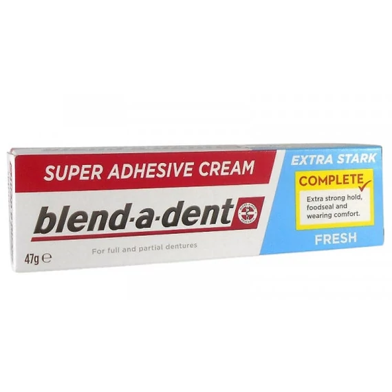 Blend-a-dent műfogsorrögzítő krém 40gr Extra Stark 
