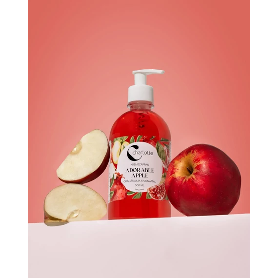 Charlotte foly.szappan pumpás 500ml Adorable Apple Gránátalma kivonattal 