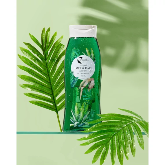 Charlotte tusfürdő 750ml LOVE & RAIN Aloe Vera Juice kivonattal