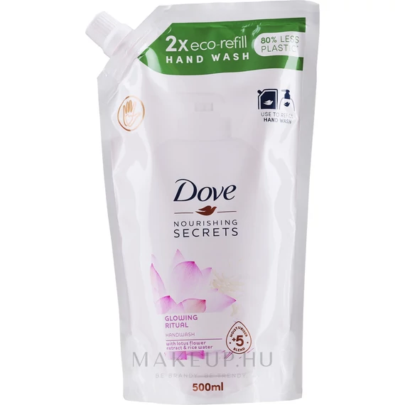 Dove foly.szappan út. 500ml Glowing Ritual 