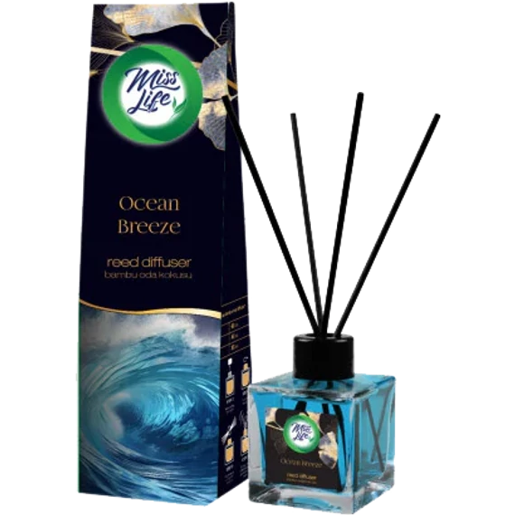 Miss Life Bamboo pálcikás légfrissítő 100ml Ocean Breeze 