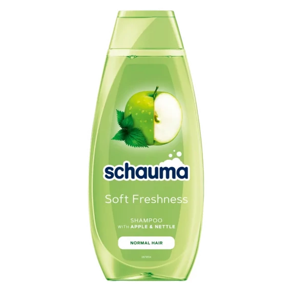 Schauma sampon 400ml Soft Freshness zöld almával,csalánnal