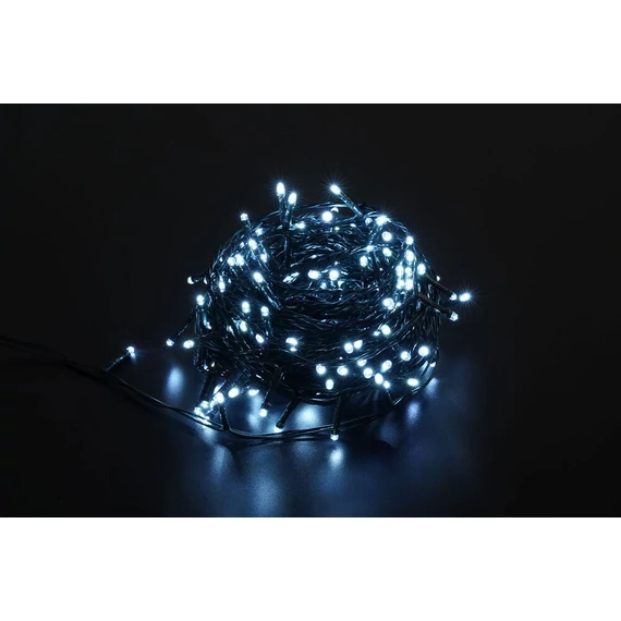 Modee Karácsonyi LED Füzér Plastic Adapteres C2005 (200LED/20m/10cm) Cold 