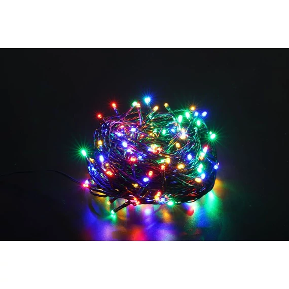 Modee Karácsonyi LED Füzér Plastic Adapteres C2006 (200LED/20m/10cm) Multicolor