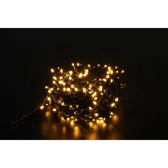 Modee Karácsonyi LED Füzér Plastic Adapteres C2004 (200LED/20m/10cm) Warm 