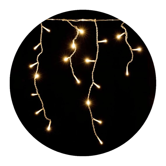 Modee Karácsonyi LED Füzér Adapteres C2020 Bővíthető (200LED/4m/H70cm) Warm 