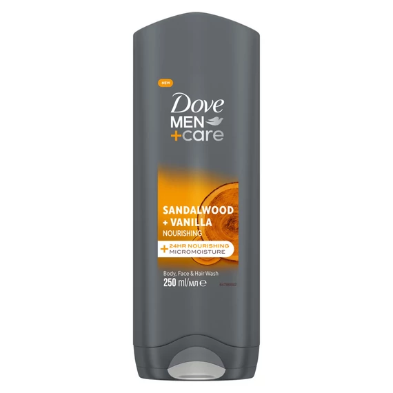 Dove MEN+Care tusfürdő 250ml Sandalwood+Vanilla