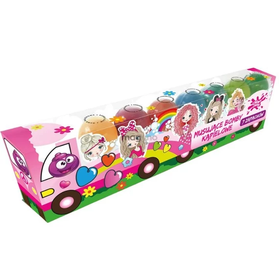 Chlapu Chlap fürdőbomba ajándékcsomag 7x50g PARTY TRUCK