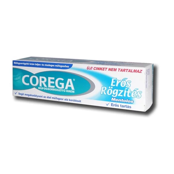 Corega műfogsorrögzítő krém 2*40gr Erős Rögzités