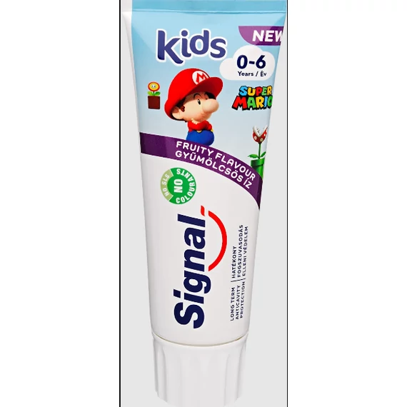 Signal gyerekfogkrém Super Mario Gyümölcsös 0-6 évig