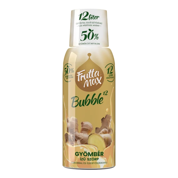 Frutta Max Bubble12 gyümölcsszörp 500ml Gyömbér +DRS