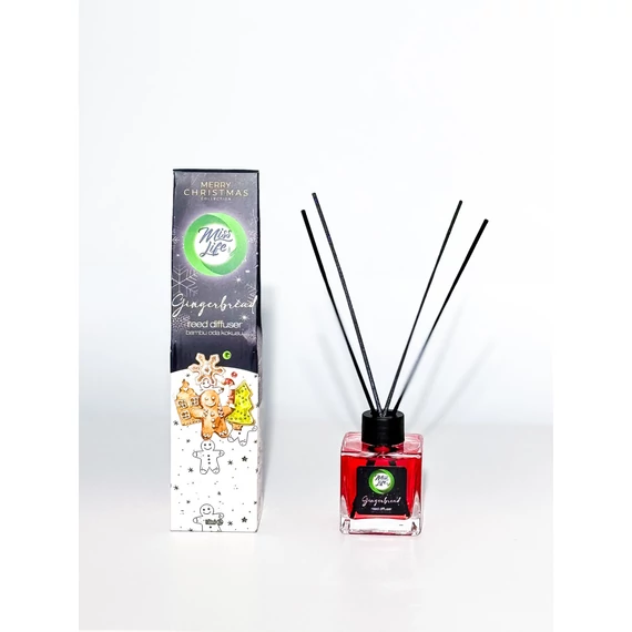 Miss Life Bamboo pálcikás légfrissítő 100ml Gingerbread karácsonyi