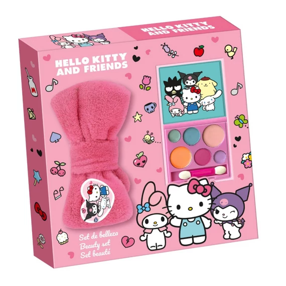 Hello Kitty ajándékcsomag (1db hajpánt, 1db sminkpaletta)