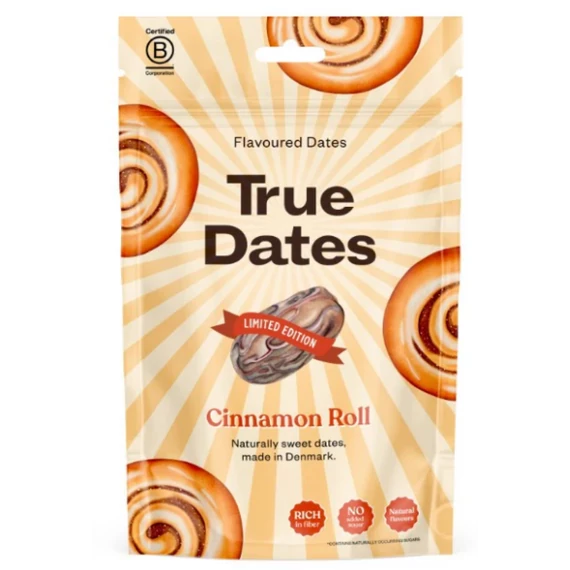 True Dates ízesített datolya 100g Cinnamon Roll