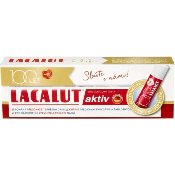 Lacalut fogkrém 75ml Aktiv+Ajakír