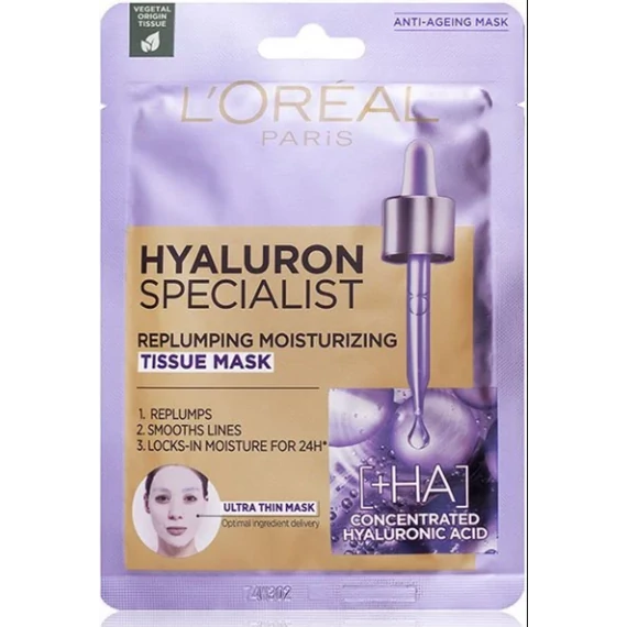 L'oréal Age Expert Hyaluron Specialist Textilmaszk 30g