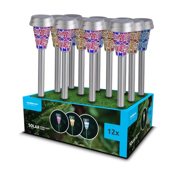 Modee Lighting LED Szolár Napelemes Leszúrható Lámpa GS030 (39cm)