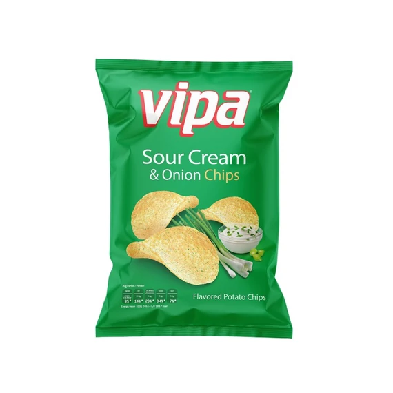 Vipa chips 30g Hagymás-tejfölös ízű (Sour Cream&Onion)