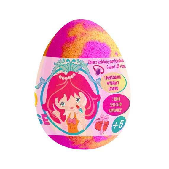 Chlapu Chlap Hercegnő fürdőbomba ajándék gyűrűvel 140g Papaja