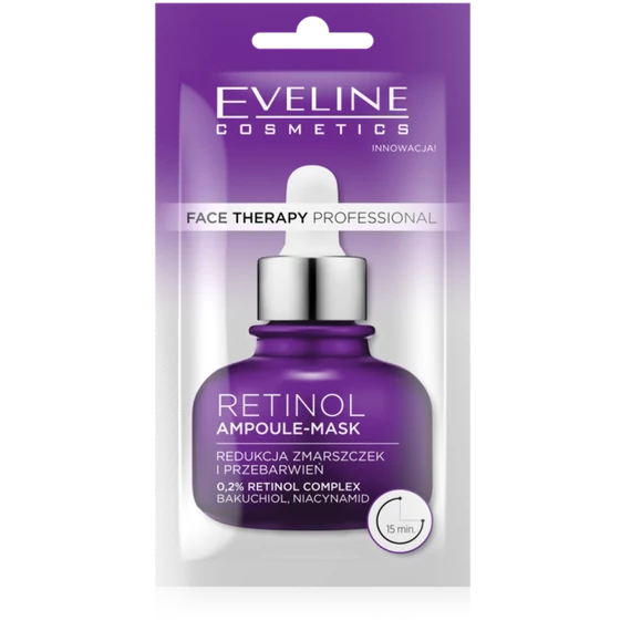 EVELINE FACE THERAPY PROFESSIONAL retinolos ampulla arcmaszk 8ml