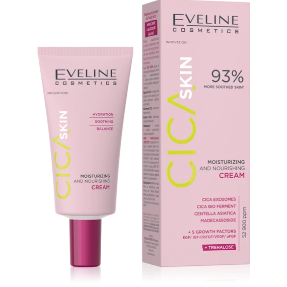 EVELINE CICA SKIN hidratáló és tápláló arckrém 50ml 