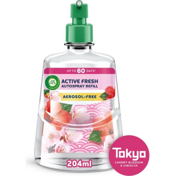 Airwick autómata légfrissítő ut. 204ml Tokyo-Cherry Blossom&Hibiscus 