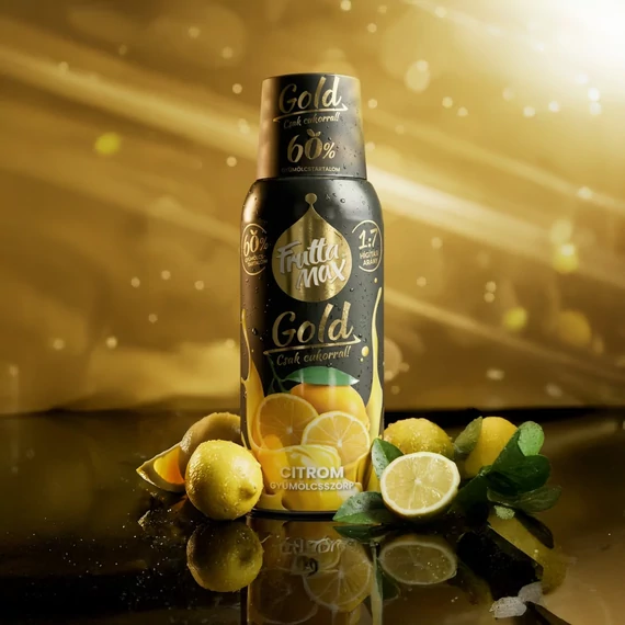 Frutta Max Gold gyümölcsszörp 500ml Citrom+DRS