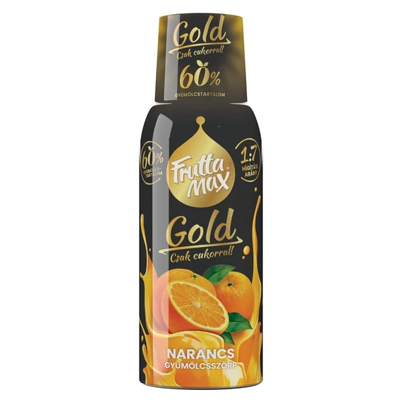 Frutta Max Gold gyümölcsszörp 500ml Narancs+DRS