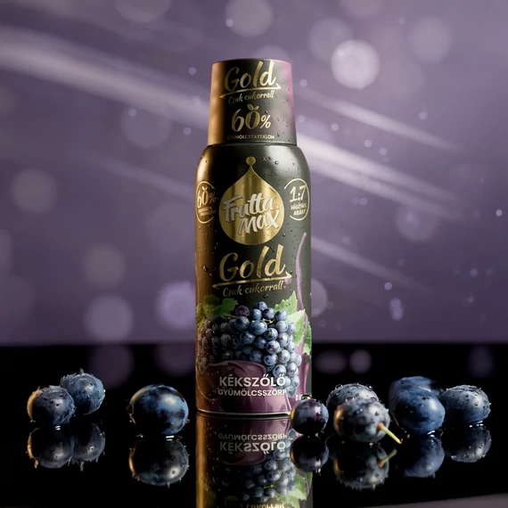 Frutta Max Gold gyümölcsszörp 500ml Kékszőlő+DRS