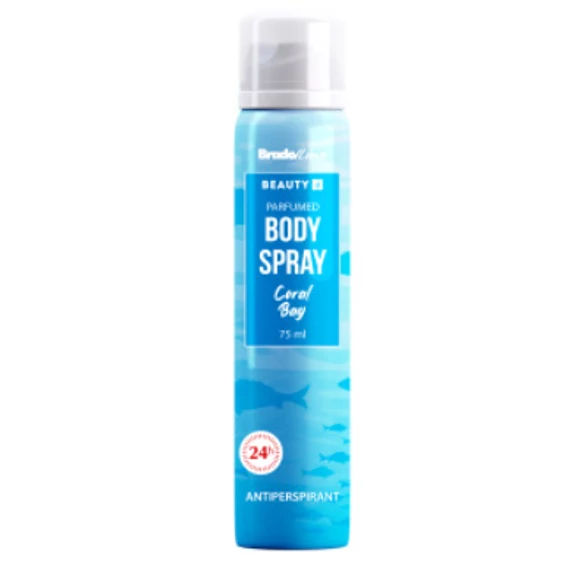 BEAUTY4 Body spray 75ml dezodor Coral bay 