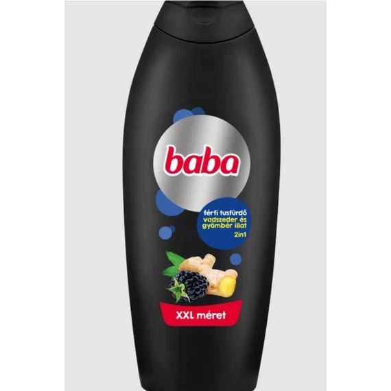 Baba MEN tusfürdő 750ml Vadszeder és Gyömbér