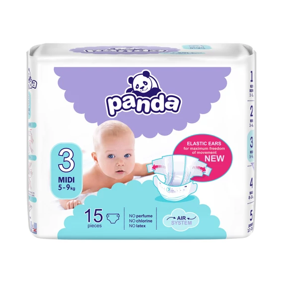 Bella Panda Pelenka Midi 5-9kg 15db-os