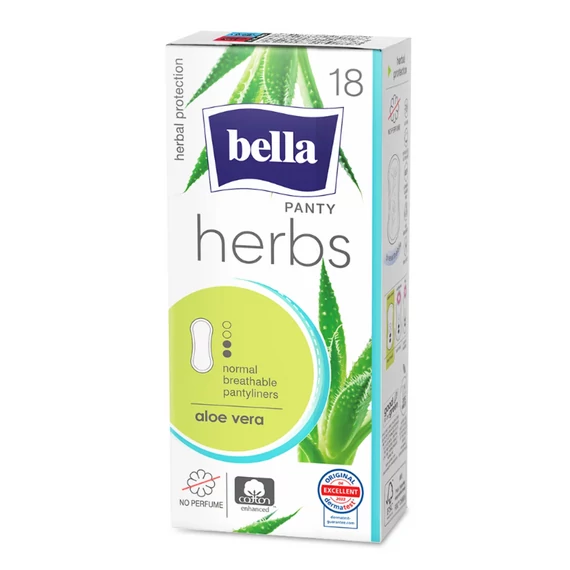 Bella Panty Herbs tisztasági betét 18db-os Aloe