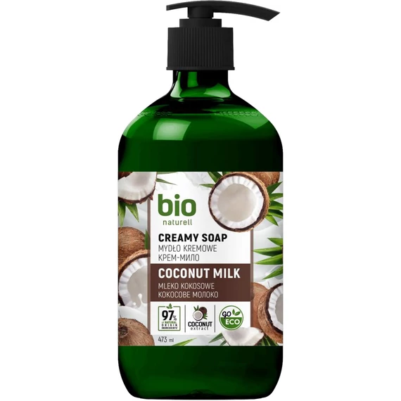 Bio Naturell folyékony krémszappan 473ml pumpás Kókusz tej