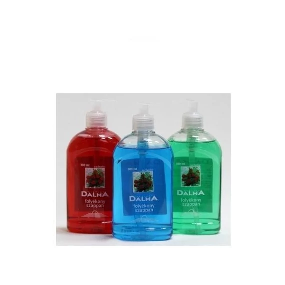 Dalma foly.szappan pumpás 500ml több fajta vegyes kartonban 