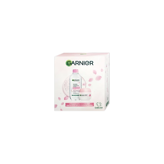 Garnier Rose Box ajándékcsomag (arckrém 50ml+micellás víz 400ml)