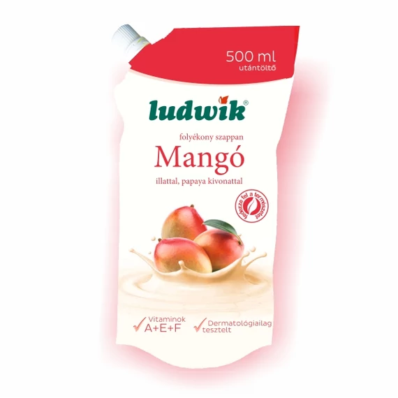 Ludwik foly. szappan 500ml ut. Mangó
