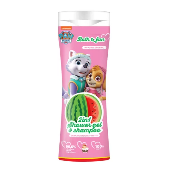 Mancs őrjárat tusfürdő és sampon 2in1 300ml Görögdinnye