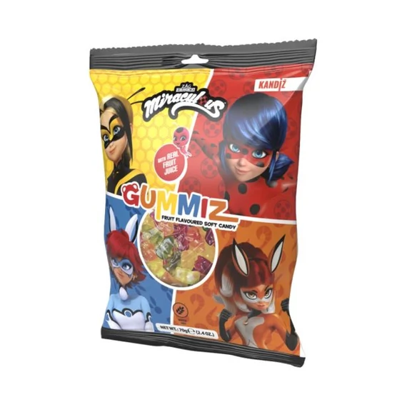 Miraculous-Katicabogár Gummiz Bears–Macis gumicukor 70g