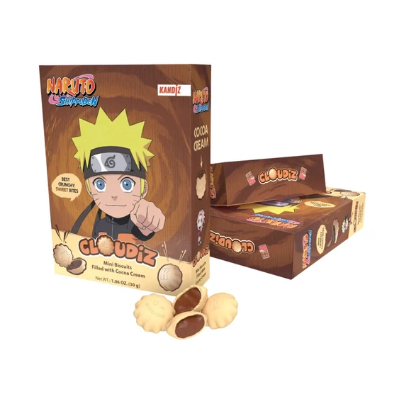Naruto Cloudiz mini keksz 30g kakaókrémmel töltve 