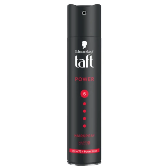Taft hajlakk 250ml Power 5 fekete 