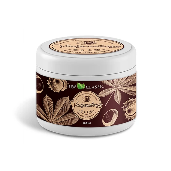 U&W vadgesztenye krém vörösszőlő levél kivonattal 500ml