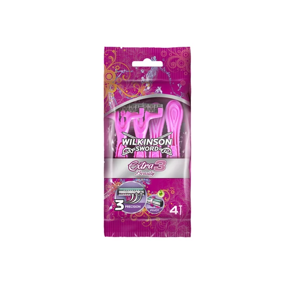 Wilkinson EXTRA3 4db-os női eldobható borotva Beauty