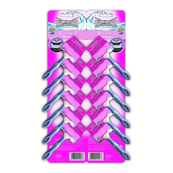 Wilkinson EXTREME3 Beauty női kartella 1db-os #Csak kartellára